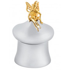 GT792   Tooth Fairy Box With Gold Plated Fairy Sterling Silver Ari D Norman