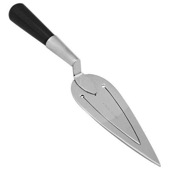 Trowel Bookmark 925 Sterling Silver English Hallmarks Set With Black Onyx