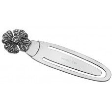 GT216   Marcasite Flower Bookmark Sterling Silver Ari D Norman