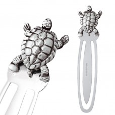 GT2288   Moveable Turtle Bookmark Sterling Silver Ari D Norman