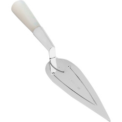 Trowel Bookmark 925 Sterling Silver English Hallmarks Set With Mother of Pearl