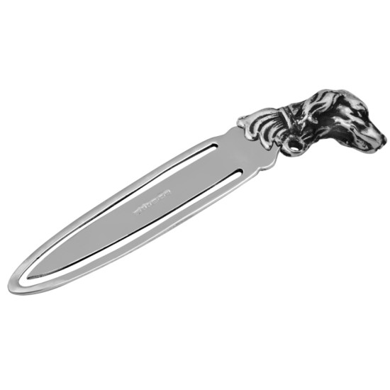 Dog Bookmark Victorian Style 925 Sterling Silver English Hallmarks