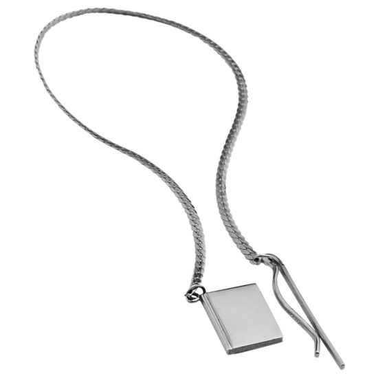 Book Charm on Chain Bookmark 925 Sterling Silver English Hallmarks