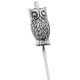 Owl Motif Spine Bookmark 925 Sterling Silver English Hallmarks