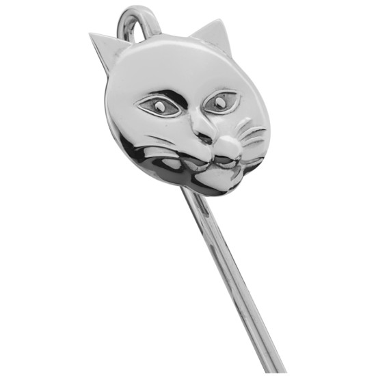 Cat Motif Spine Bookmark 925 Sterling Silver English Hallmarks