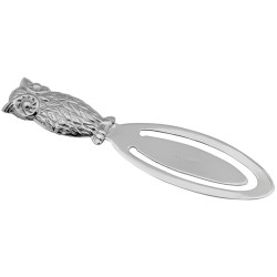 Owl Bookmark 925 Sterling Silver English Hallmarks