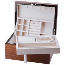 GT2101   Mahogany Jewellery Box With Lift Out Trays Ari D Norman