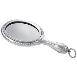 Mirror Pendant Victorian Style 925 Sterling Silver English Hallmarks