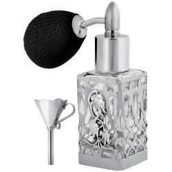 Perfume Atomiser and Funnel Set 925 Sterling Silver English Hallmarks