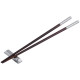 BOX91   Capped Chopsticks And Chopstick Rests Set Sterling Silver Ari D Norman
