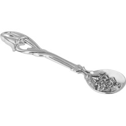 Salt Mustard Spoon Victorian Style 925 Sterling Silver English Hallmarks