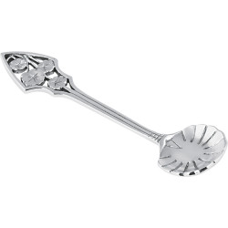 Salt Mustard Spoon Victorian Style 925 Sterling Silver English Hallmarks