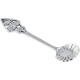 Set of 5 Salt Mustard Spoons Victorian Style 925 Sterling Silver English Hallmarks
