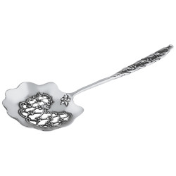 Salt Mustard Spoon Victorian Style 925 Sterling Silver English Hallmarks