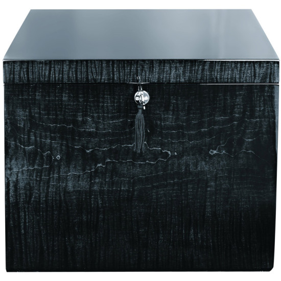 VIP Drinks Set 925 Sterling Silver English Hallmarks With Glass Crystal Housed in a Maple Leaf Wood Cabinet