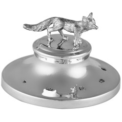Fox Paperweight 925 Sterling Silver English Hallmarks