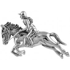 B436   Horse Racing Brooch Sterling Silver Ari D Norman