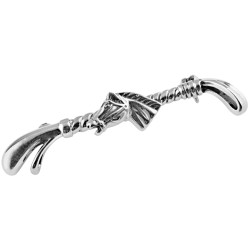 Horse Head on Riding Crop Pin Brooch 925 Sterling Silver English Hallmarks