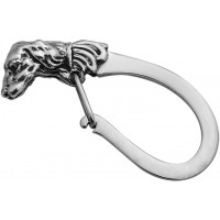 K405   Dog Key Ring Sterling Silver Ari D Norman