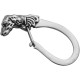 Dog Keyring Victorian Style 925 Sterling Silver English Hallmarks