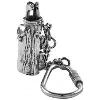 KPT411   Golf Bag Key Ring Sterling Silver Ari D Norman