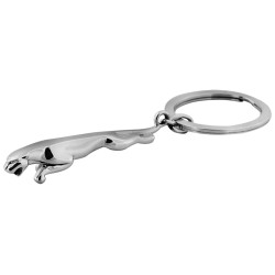 Jaguar Keyring 925 Sterling Silver English Hallmarks