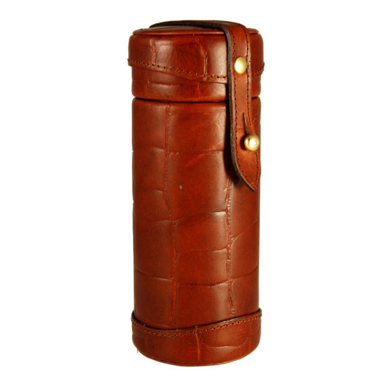 LTHR134 Croco Leather Golf Ball Holder