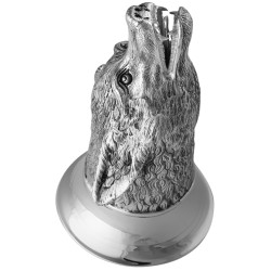 Fox Head Stirrup Cup Sterling Silver 925 Sterling Silver English Hallmarks