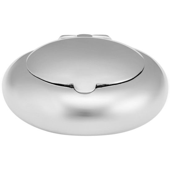 Plain Pocket Ashtray 925 Sterling Silver English Hallmarks