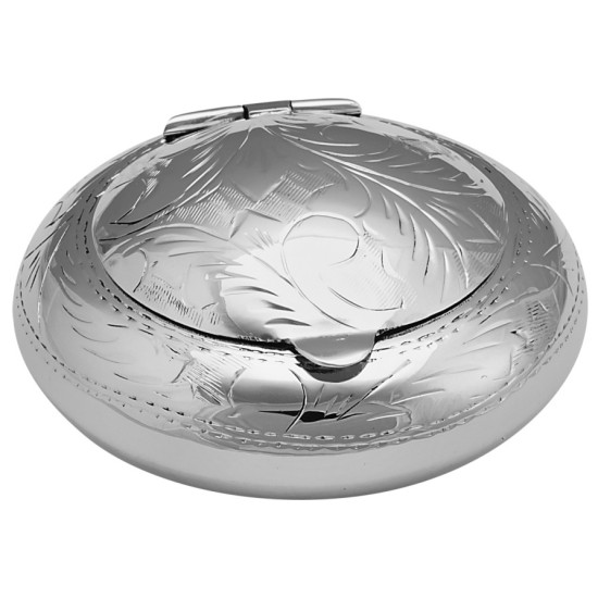GT820   Victorian Style Ashtray Sterling Silver Ari D Norman