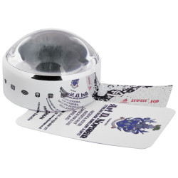 Domed Paperweight Magnifying Glass 925 Sterling Silver English Hallmarks