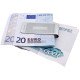 Double Sided Engine Turned Money Clip 925 Sterling Silver English Hallmarks
