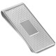 Engine Turned Money Clip 925 Sterling Silver English Hallmarks