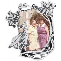 GT144 - Sterling Silver Art Nouveau Style Miniature Photo Frame