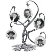 GT49   Family Tree Miniature Photo Frame Holder Sterling Silver Ari D Norman