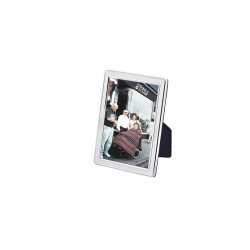 Beaded Photo Frame 925 Sterling Silver English Hallmarks with Blue Velvet Back 5cm x 4cm