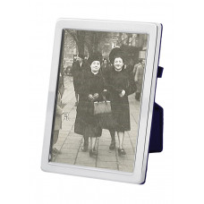 FR548   Plain Photo Frame With Velvet Back 13cm x 18cm Sterling Silver Ari D Norman