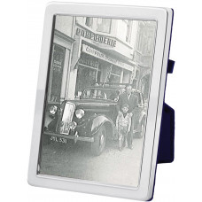 FR549   Plain Photo Frame With Velvet Back 20cm x 25cm Sterling Silver Ari D Norman