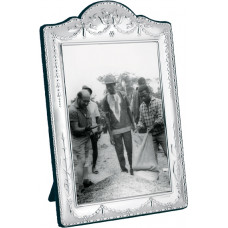 FR618   Victorian Style Photo Frame With Velvet Back 20cm x 25cm Sterling Silver Ari D Norman