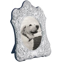 FR754   Victorian Style Photo Frame With Velvet Back 9cm x 11cm Sterling Silver Ari D Norman