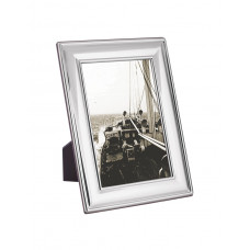 FR701   Plain Photo Frame With Wooden Back 9cm x 13cm Sterling Silver Ari D Norman