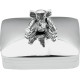 Moving Elephant Pill Box 925 Sterling Silver English Hallmarks