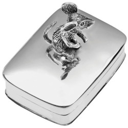Moving Mouse Pill Box 925 Sterling Silver English Hallmarks