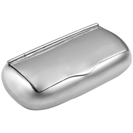 Plain Pill Box Snuff Box 925 Sterling Silver English Hallmarks