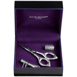 3 Piece Sewing Set Victorian Style 925 Sterling Silver English Hallmarks