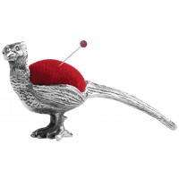 GT2259   Pheasant Pin Cushion Sterling Silver Ari D Norman