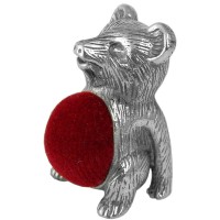 GT521 Teddy Bear Pin Cushion Sterling Silver Ari D Norman