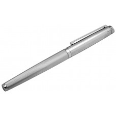 GT1064   Engine Turned Fountain Pen Sterling Silver Ari D Norman